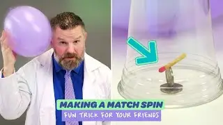 Magical Spinning Match Experiment | Expulsion Science