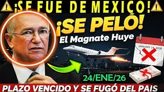&iexcl;SE TERMINO EL TIEMPO! Salinas Pliego sale de M&eacute;xico tras cumplirse plazo l&iacute;mite &iquest;MOMENTO CR&Iacute;TICO?