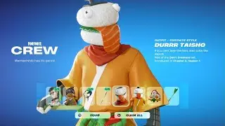 The new crew pass skin in Fortnite