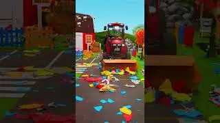 ♻ Los ni&ntilde;os se ayudan entre s&iacute; 🚜 Los ni&ntilde;os juegan a fingir ⛑ Kidibli #shorts