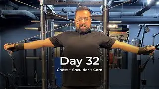 Day 32 | Chest + Shoulder Workout 💪 | Daily Life in UAE | 93kg &rarr; 65kg | Chest Day Explained