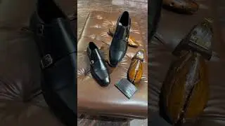 Nero Maestro Double monk pure leather handcrafted shoes.#monkstrap #shoes #shoebespoke #handcrafted