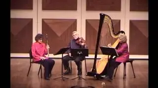 Trio Lyra, Ravel Sonatine, arr. Salzedo, Part 3 Anime