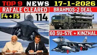 Indian Defence Updates : 114 Rafale Cleared,60 Su-57 with Kinzhal,BrahMos-2K Deal,300 Cr Drone Order