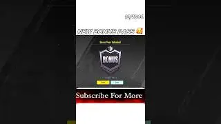 PUBG Mobile New Bonus Pass | Bgmi new Bonus Pass | Next Bonus Pass | Bonus pass | #bgmi #pubg
