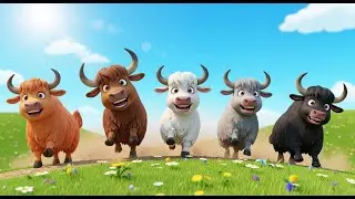 Five Little Yaks Plod Plod Plod | Mountain Journey & Counting Song
