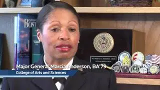 2015 Alumni Merit Award Recipient - Major General Marcia Anderson, BA'79