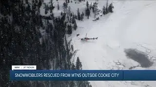 Snowmobilers rescued in Beartooth Mountains
