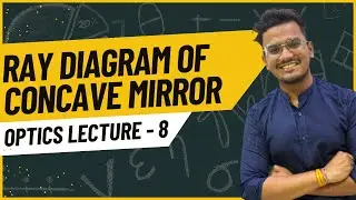 Ray diagram of concave mirror ( optics lecture no 7)