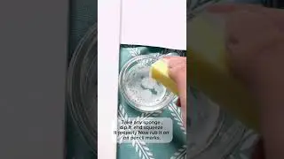 Easy trick to remove pencil marks #goviral #trending #diy #calgary #art #canvas #canada
