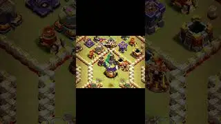 Town Hall 16 vs Bat Spell strategy   😱🔥#clashofclans #coc #gaming #shorts #viral #cocshorts #games