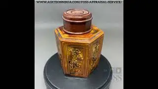 Chinese Qing Dynasty Hexagonal Tea Caddy