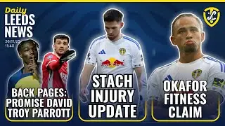 Leeds United Stach Injury Update | Elland Road Criticised | Okafor Fitness | Promise David Linked
