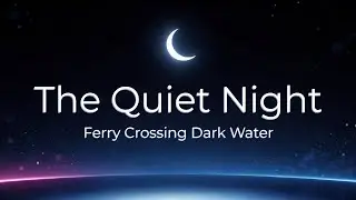 Whispered Night Story &ndash; The Quiet Night Ferry Crossing Dark Water