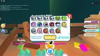 Pet sim x best enchantment