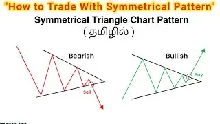 How to Trade with Symmetrical Triangle Pattern in Sharemarket | Sharemarket course Tamil