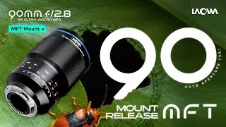 4x EQUIVALENT Magnification! New Laowa 90mm 2x Macro for Micro Four Thirds