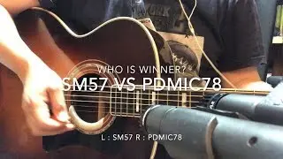 워십팩토리 | Acoustic Sound Labs | SM57 vs PDMIC78 | Winner is??