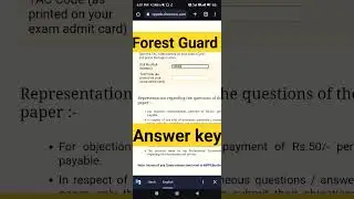 Forest Guard Answer Key 2023 #forestguard