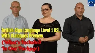 British Sign Language Level 1 BSL with dialogues preview (what's included in our package)
