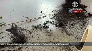 NUOVO RAID VANDALICO AL CSM: AUTO DANNEGGIATE E LOCALI DEVASTATI | 01/08/2025