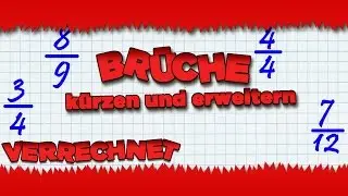Brüche Kürzen, Erweitern und Vereinfachen [HD] [Deutsch]