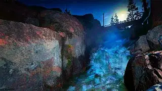 Gentle Stream Sounds 🌙 Soothing Water Stream Sounds for Sleeping and Relaxation