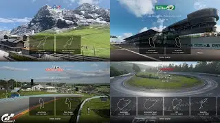 Gran Turismo 7 | All Track List 39 Courses/117 Layouts (As June 2025 Update) [4K PS5Pro]