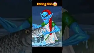 Witch Eating Fish from Village Pond | Witch English Horror Cartoon | Horror Cartoon Stories English