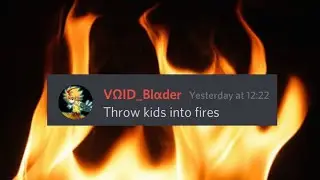 Burning k-word in fire
