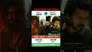 kgf 2 vs beast movie box office collection 💥 #kgf2 #kgf #kgf3 #beast #viral #shorts