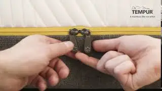 TEMPUR ES SALUD | Colch&oacute;n con funda zip off, anti &aacute;caros y lavable.