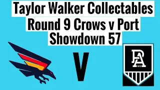 Round 9 2025 Crows V Port in  Showdown 57 at the Adelaide Oval