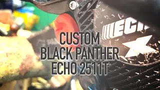 Echo 2511T &mdash; бензопила Black Panther, окрашенная на заказ