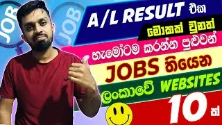 Best Job vacancy 2024 Sinhala | ලංකාවේ ඕනිම කෙනෙක්ට කරන්න පුළුවන් Jobs තියෙන Website 10 ක්