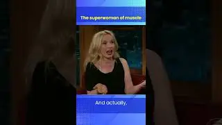 Julie Delpy - the superwoman of muscle | #shorts #viral #JulieDelpy #CraigFerguson