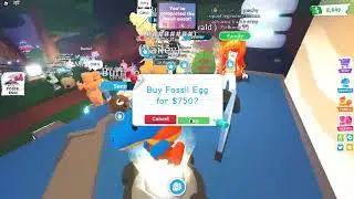 Watch the Fossil Egg Countdown on Adopt Me on Roblox!