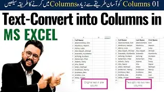 🔥 Text to Column & Flash Fill | Extract Data from One Cell to Multiple Column in Excel