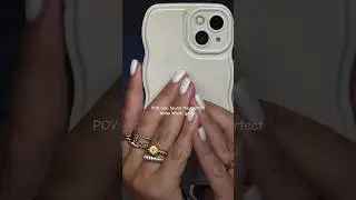 MILKY WHITE NAILS 🥛🤍 #beauty #nails #milkywhitenails #gellac #nailinspiration #thatgirlaesthetic