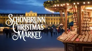 Christmas Market in Vienna. Festive atmosphere and traditional Austrian treats at Schönbrunn!