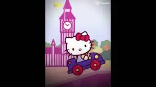 Hello kitty 🐱 #sanrio #capcut #template #drivinggames #sanriogames