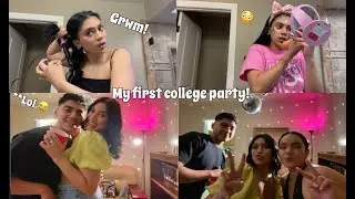 GRWM for my first COLLEGE PARTY!!! #daisyrosas #partywear