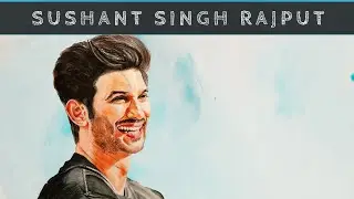 Sushant Singh Rajput Drawing | Remembering Sushant Singh Rajput | D Artshine