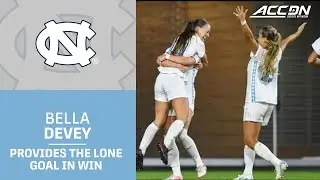 UNC's Bella Devey Scores Lone Goal To Beat NC State