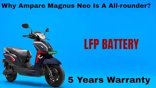 Ampere Magnus Neo. Safest Battery With 30% Extra Life.#youtube #ntorq 