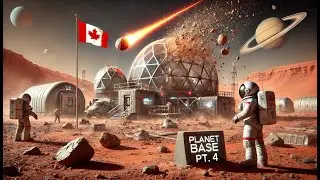 We Got A Laser ! Shooting Down Meteorites And Helping People - Planetbase Pt. 4