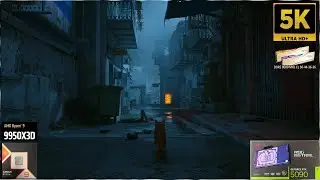 Stray UltraWide Gameplay / ASTRAL RTX 5090 / AMD Ryzen 9 9950X3D