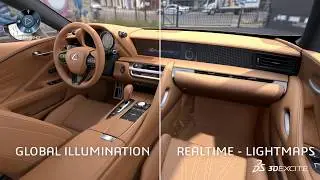 Global Illumination Lightmap Baking | DELTAGEN 2019x | DASSAULT SYSTEMES 3DEXCITE