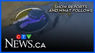 Maritimes kicks off the week with a heavy snowfall
