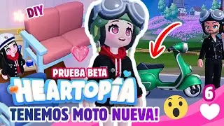 SUBETE A MI MOTO😎🛵 Aprendemos a teñir muebles😱🩷 HEARTOPIA🩵| parte 6